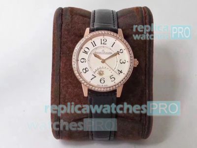 Swiss Jaeger-LeCoultre Rendez-Vous Replica Watch Rose Gold Diamond - ZF Factory